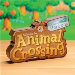 Lampka - Animal Crossing Logo (wym: 15x31x7 cm)