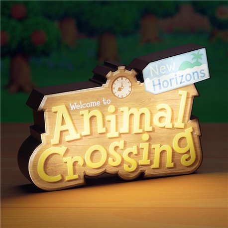 Lampka - Animal Crossing Logo (wym: 15x31x7 cm)