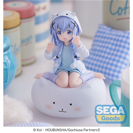 SEGA Goods - Is the Order a Rabbit Luminasta PVC Statue Rabbit House Tea Party: BLOOM Chino 14 cm (przedsprzedaż)