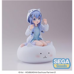 SEGA Goods - Is the Order a Rabbit Luminasta PVC Statue Rabbit House Tea Party: BLOOM Chino 14 cm (przedsprzedaż)