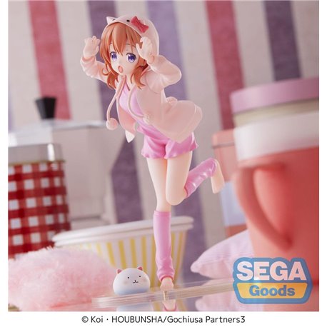 SEGA Goods - Is the Order a Rabbit Luminasta PVC Statue Rabbit House Tea Party: BLOOM Cocoa 18 cm (przedsprzedaż)