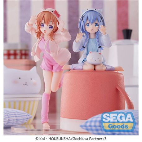 SEGA Goods - Is the Order a Rabbit Luminasta PVC Statue Rabbit House Tea Party: BLOOM Cocoa 18 cm (przedsprzedaż)