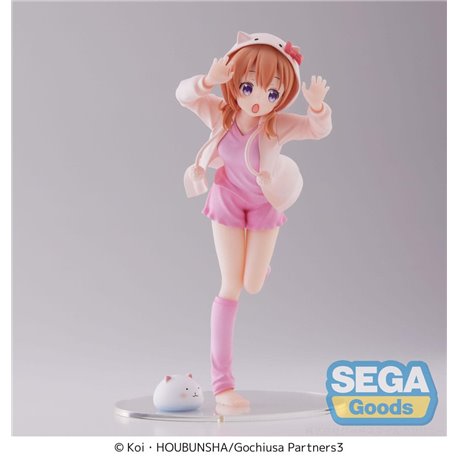 SEGA Goods - Is the Order a Rabbit Luminasta PVC Statue Rabbit House Tea Party: BLOOM Cocoa 18 cm (przedsprzedaż)