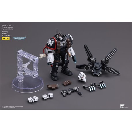 Warhammer 40k Action Figure 1/18 Raven Guard Chapter Master Kayvaan Shrike 12 cm (przedsprzedaż)