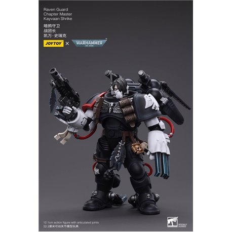 Warhammer 40k Action Figure 1/18 Raven Guard Chapter Master Kayvaan Shrike 12 cm (przedsprzedaż)