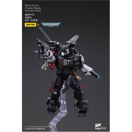 Warhammer 40k Action Figure 1/18 Raven Guard Chapter Master Kayvaan Shrike 12 cm (przedsprzedaż)