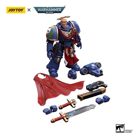 Warhammer 40k Action Figure 1/18 Ultramarines Primaris Captain with Power Sword and Plasma Pistol 12 cm (przedsprzedaż)