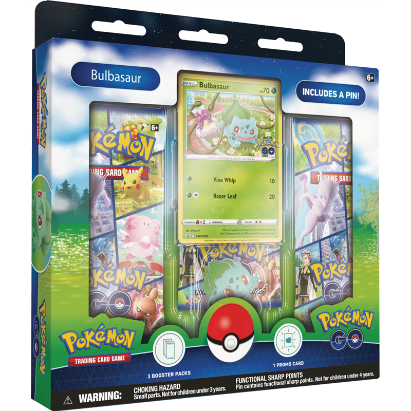 Pokemon TCG: Pokemon GO Pin Collection Bulbasaur