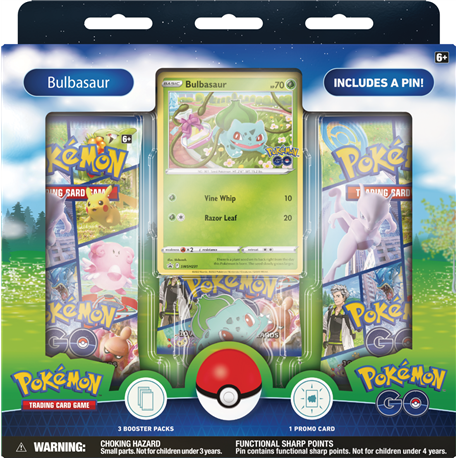 Pokemon TCG: Pokemon GO Pin Collection Bulbasaur