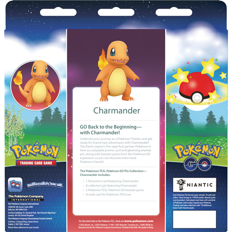 Pokemon TCG: Pokemon GO Pin Collection Charmander