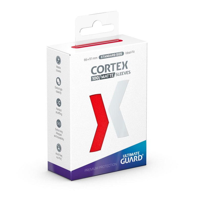 Ultimate Guard Koszulki Cortex Standard Matte Red (100)