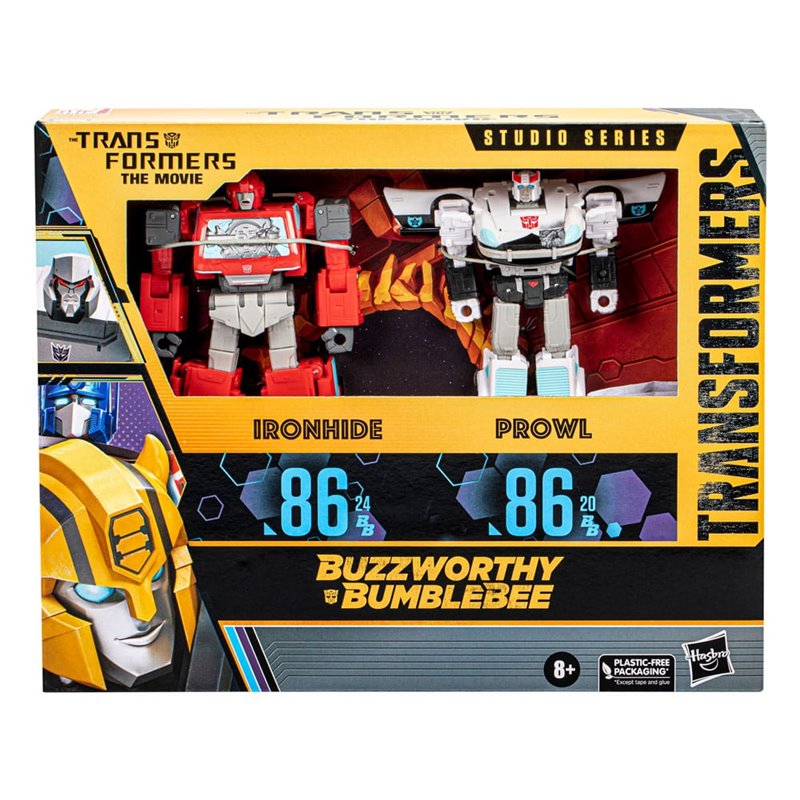 Transformers Buzzworthy Bumblebee Studio Series 2-Pack Voyager Class Ironhide & Deluxe Class Prowl (przedsprzedaż)
