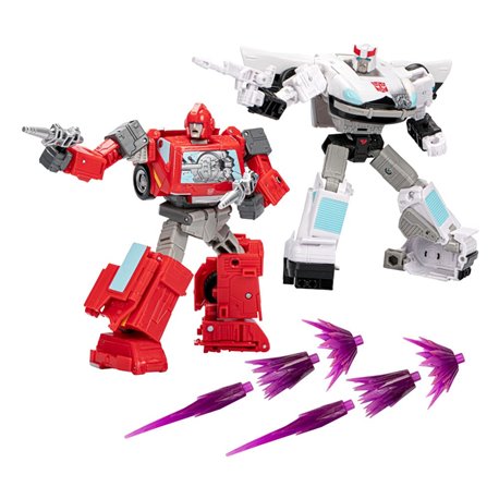 Transformers Buzzworthy Bumblebee Studio Series 2-Pack Voyager Class Ironhide & Deluxe Class Prowl (przedsprzedaż)