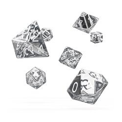 Oakie Doakie Dice RPG Set Translucent - Clear (7)