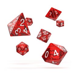 Oakie Doakie Dice RPG Set Speckled - Red (7)