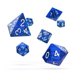 Oakie Doakie Dice RPG Set Speckled - Blue (7)