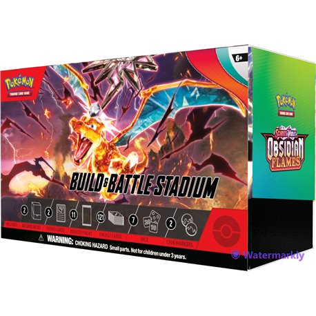 Pokemon TCG: Obsidian Flames Build & Battle Stadium (przedsprzedaż)