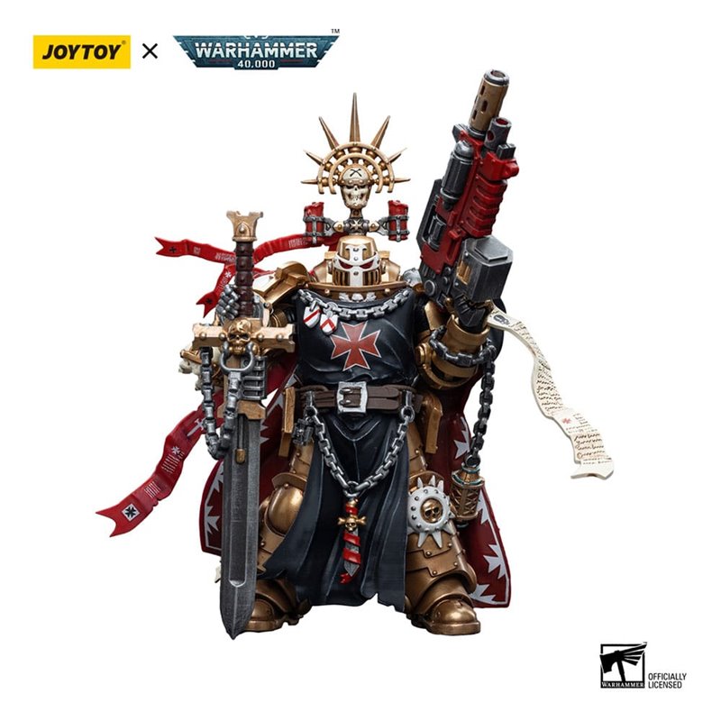 Warhammer 40k Action Figure 1/18 Black Templars High Marshal Helbrecht 12 cm (przedsprzedaż)