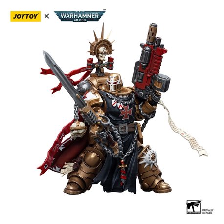 Warhammer 40k Action Figure 1/18 Black Templars High Marshal Helbrecht 12 cm (przedsprzedaż)