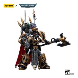 Warhammer 40k Action Figure 1/18 Chaos Space Marines Black Legion Chaos Lord in Terminator Armour 12 cm (przedsprzedaż)