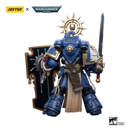 Warhammer 40k Action Figure 1/18 Ultramarines Primaris Captain with Relic Shield and Power Sword 12 cm (przedsprzedaż)