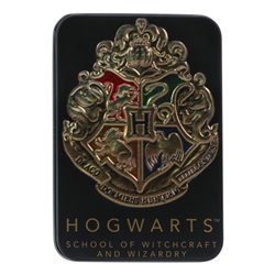 Karty do gry Harry Potter w metalowej puszce z logo Hogwartu