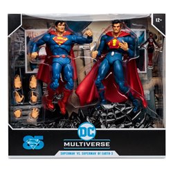 DC Multiverse Multipack Action Figure Superman vs Superman of Earth-3 (Gold Label) 18 cm (przedsprzedaż)