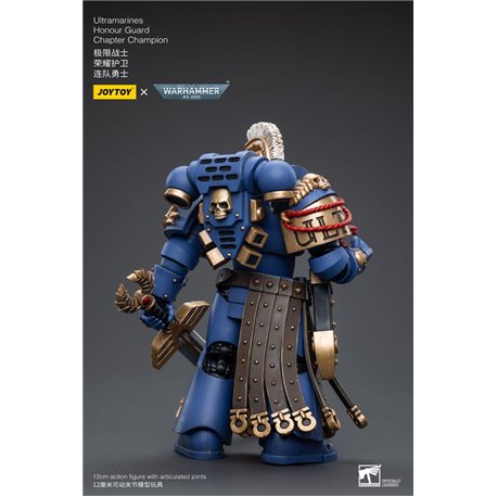 Warhammer 40k Action Figure 1/18 Ultramarines Honour Guard Chapter Champion 12 cm (przedsprzedaż)