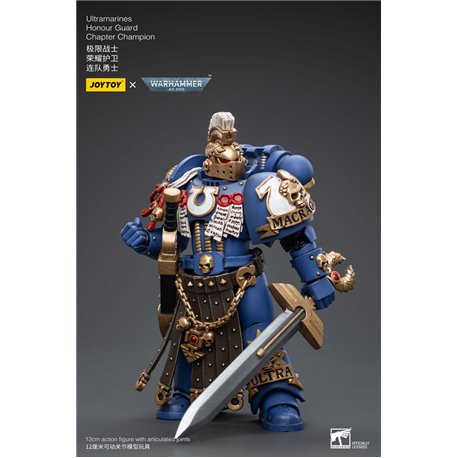 Warhammer 40k Action Figure 1/18 Ultramarines Honour Guard Chapter Champion 12 cm (przedsprzedaż)