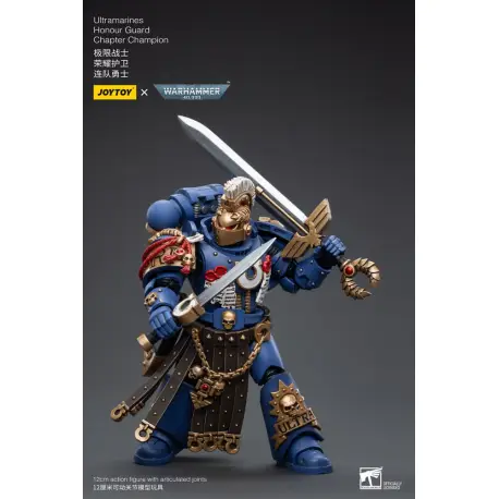 Warhammer 40k Action Figure 1/18 Ultramarines Honour Guard Chapter Champion 12 cm (przedsprzedaż)