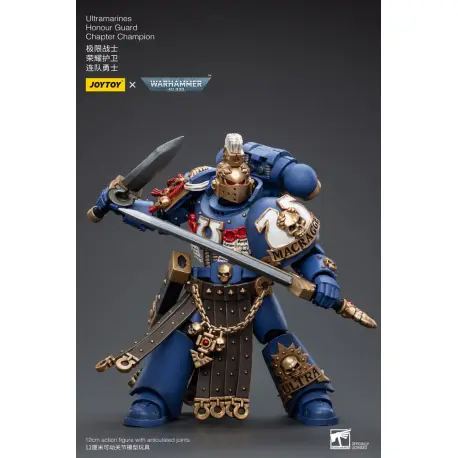 Warhammer 40k Action Figure 1/18 Ultramarines Honour Guard Chapter Champion 12 cm (przedsprzedaż)