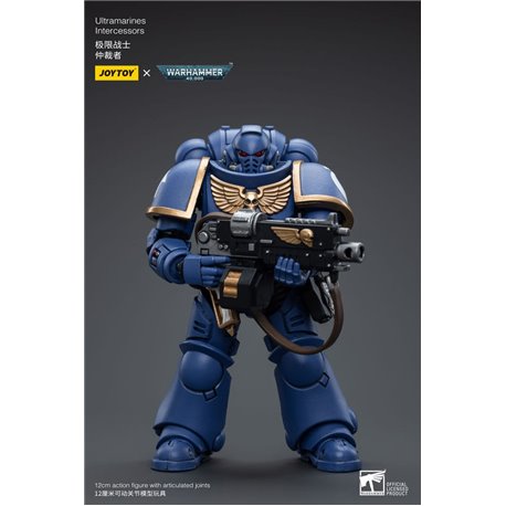 Warhammer 40k Action Figure 1/18 Ultramarines Intercessors 12 cm (przedsprzedaż)