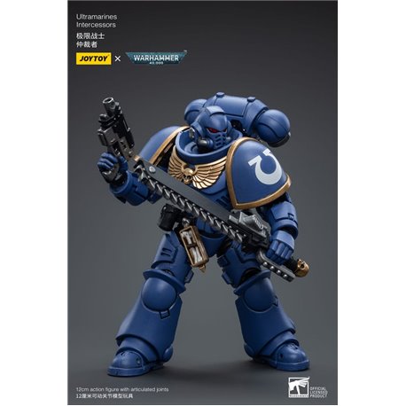 Warhammer 40k Action Figure 1/18 Ultramarines Intercessors 12 cm (przedsprzedaż)