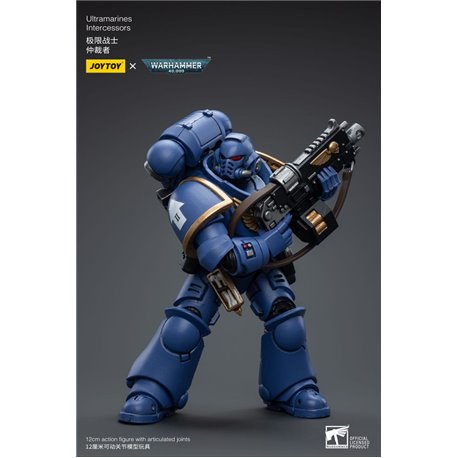 Warhammer 40k Action Figure 1/18 Ultramarines Intercessors 12 cm (przedsprzedaż)