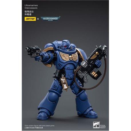 Warhammer 40k Action Figure 1/18 Ultramarines Intercessors 12 cm (przedsprzedaż)