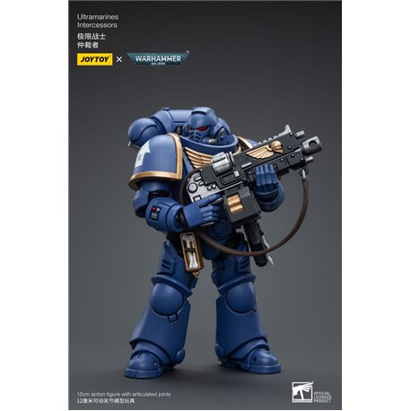 Warhammer 40k Action Figure 1/18 Ultramarines Intercessors 12 cm (przedsprzedaż)