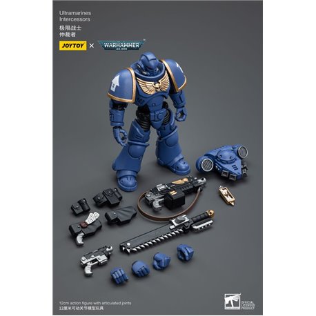 Warhammer 40k Action Figure 1/18 Ultramarines Intercessors 12 cm (przedsprzedaż)