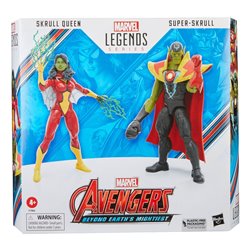 Avengers Marvel Legends Action Figures Skrull Queen & Super-Skrull 15 cm (przedsprzedaż)
