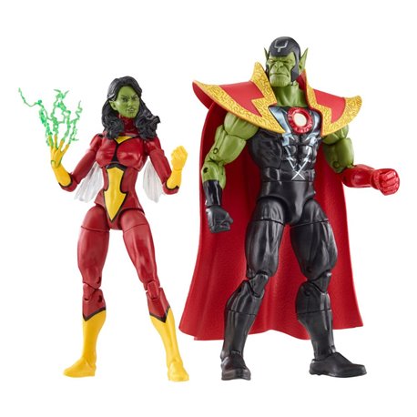 Avengers Marvel Legends Action Figures Skrull Queen & Super-Skrull 15 cm (przedsprzedaż)