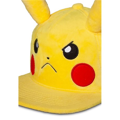 Czapka - Pokemon - Pluszowy Pikachu (zły) (przedsprzedaż)