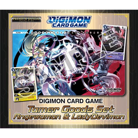 Digimon Card Game - Tamer Goods Set Angewomon & LadyDevimon PB14