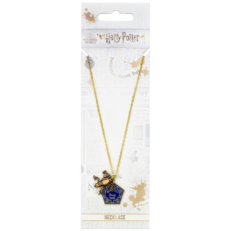 Harry Potter Pendant & Necklace Chocolate frog (gold plated) (przedsprzedaż)