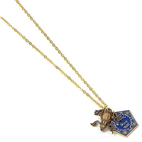 Harry Potter Pendant & Necklace Chocolate frog (gold plated) (przedsprzedaż)