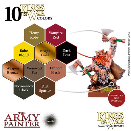 Army Painter Set - Kings of War Dwarfs Paint Set