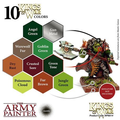 Army Painter Set - Kings of War Greenskins Paint Set