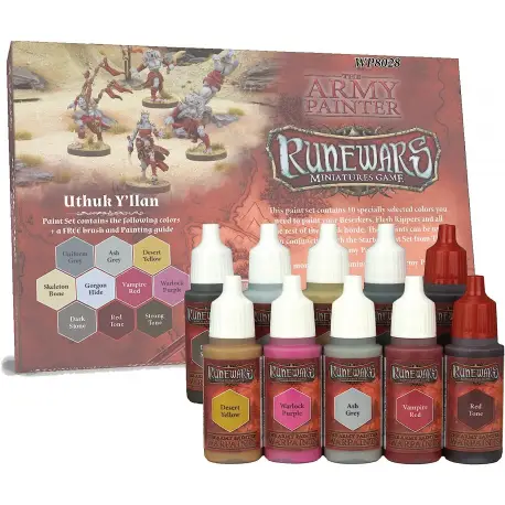 Army Painter Set - Runewars Miniatures Game Uthuk Y'llan Paint Set