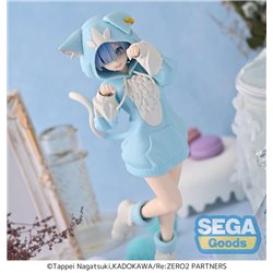 Re:Zero Starting Life in Another World Luminasta PVC Statue Rem Mofumofu Pack 21 cm (przedsprzedaż)