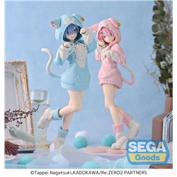 Re:Zero Starting Life in Another World Luminasta PVC Statue Rem Mofumofu Pack 21 cm (przedsprzedaż)