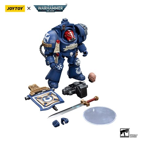 Warhammer 40k Action Figure 1/18 Ultramarines Terminators Sergeant Bellan 12 cm (przedsprzedaż)