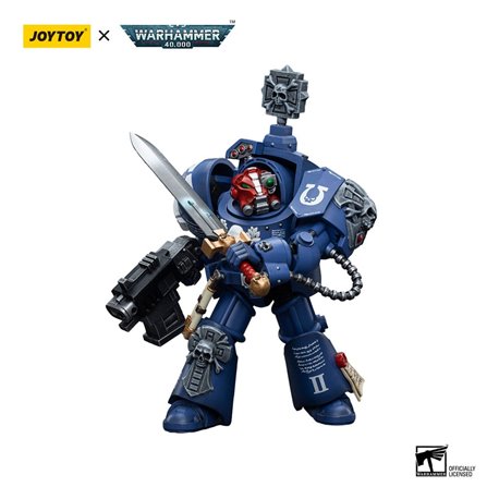 Warhammer 40k Action Figure 1/18 Ultramarines Terminators Sergeant Terconon 12 cm (przedsprzedaż)